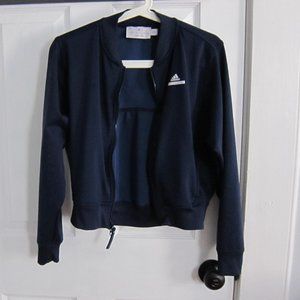 Adidas by Stella McCartney Zipped Cropped Bomber Jacket XS